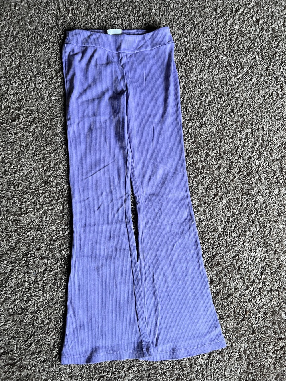 Cat & Jack Lilac Ribbed Knit Pants